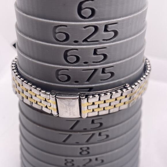 Mario Valentino Women\'s Two-Tone Silver & Gold Bracelet Watch - Basic